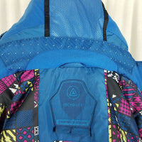 PowderRoom Micro-lite Hooded Polka Dot Anorak Jacket Parka Womens S 10,000 mm