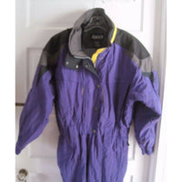 Nordica Vertech 3 Insulated One Piece Suit Winter Ski Snowsuit Womens 10 Purple