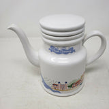 Paul Bocuse La Vallee De Teapot Coffee Pot Carafe Countryside Village 1987 Japan