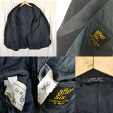 Vintage After Six Strictly Formal Black Satin Tuxedo Sportcoat Jacket Mens 42R