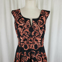 Yoana Baraschi Anthropologie Mirissa Fit & Flare Twirl Dress Womens 4 Tapestry