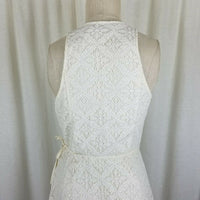 Abercrombie & Fitch Lace Wrap Summer Dress Womens S Hi Lo Assymetrical Plunge