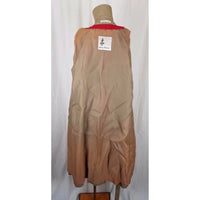 Misty Harbor Cape Top All Weather Cotton Belted Tie Sash Trench Coat Womens 14