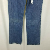 Express Low Rise Boot Cut Jeans Dark Blast Acid Washed Sexy Womens 5 / 6 Denim