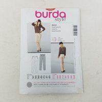 Burda Style Sewing Pattern 7447 Western Pants Uncut Womens 8 10 12 14 16 18 20