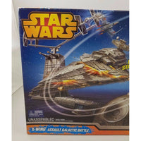 Star Wars Hot Wheels X-Wing Fighter Assault Galactic Battle Die-Cast Disney Set