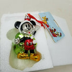 Disney Santa Claus Mickey Mouse Glass 2015 Christmas Sketchbook Ornament Sack