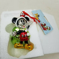 Disney Santa Claus Mickey Mouse Glass 2015 Christmas Sketchbook Ornament Sack