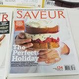 Saveur Magazine 2010 Lot of 5 Editions Issues 126 128 129 133 134 Cooking Food