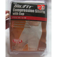 Trufit Premium Sports Medicine Support Compression Shorts with Cup Youth L XL