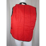 Vintage Mid Century 60s Dacron 88 Quilted Zip Up Nylon Vest Mens M Distressed