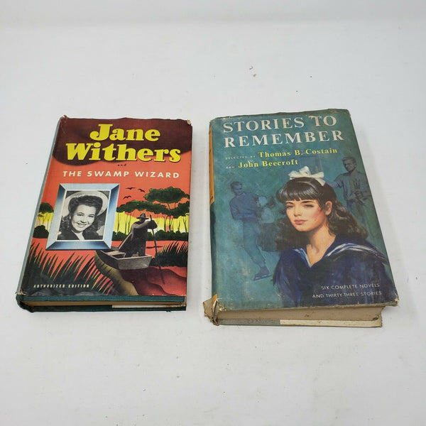 Vintage Hardcover 1950s Jane Withers Swamp Wizard Stories to Remember Books Lot