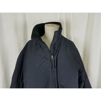 LL Bean Fleece Lined Jacket Nylon Windbreaker Full Zip Up Bomber Style Womens M