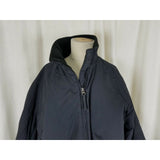 LL Bean Fleece Lined Jacket Nylon Windbreaker Full Zip Up Bomber Style Womens M
