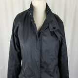 Louise Paris Wool Polyurethane Vintage Reversible Jacket Blazer Womens M Black