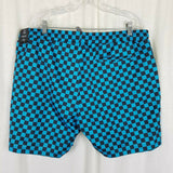 INC Patterns Quick Dry Swim Trunks Briefs Swimming Shorts Suit Mens XXL Blue NWT