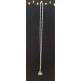 Tall Pirate Ships Boat Pewter Silver Chain Necklace Small Pendant Charm Jewelry