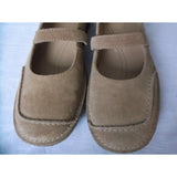 Rockports Seaview Cashew Putty Mastic Suede Mary Janes Gum Shoes Womens 6 NOS