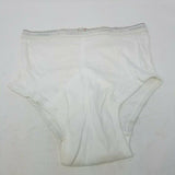 Vintage JOCKEY Classic Brief Y FRONT Briefs 34 36 NEW Gray White Tight Underwear