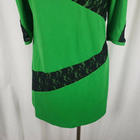 Mod Vintage 60s Twiggy Space Age Fit & Flare Twirl Mini Dress ZigZag Womens M L