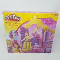 Play-Doh Disney Princesses Design-A-Dress Boutique Royal Dresses Belle Rapunzel