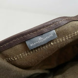 LL Bean Waxed Coated Canvas Tall Boots Womens 9M Waterproof Rubber Duck USA New