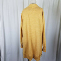 Evy's Tree The Chloe Curry Knit Long Sweater Cardigan Coat Womens 2X Coatigan