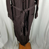 Jessica Holbrook Maxi Wool Fur Collar Cardigan Sweater Coatigan Womens 1X Plus