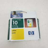 HP 10 2000c 2500c Yellow Ink Cartridge New Sealed Genuine Original Expired