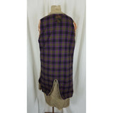 Vintage Eddie Bauer Canvas Long Safari Flannel Lined Trench Coat Womens S Khaki