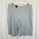 Karen Scott Sport Skimmer Shorts Pants Sweatpants Joggers Loose Gray Womens XXL