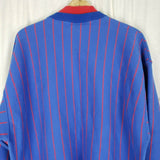 Vintage The Game 1925 New York Giants Pinstriped Pullover Sweatshirt DBL Collar