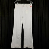 JCrew Jeans White Denim Flare Leg Stretch Perfecting Pockets Jeans Womens 29 NWT