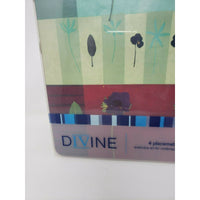 PIMPERNEL Divine Wildflower Study Cork Placemats Set of 4 Square England Art