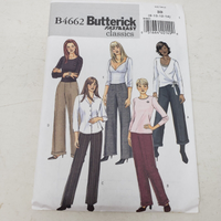 Butterick B4662 Fast & Easy Clasics Dress Pants Slacks Sewing Pattern 8-10-12-14