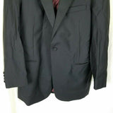 Jos. A. Banks Wool Black Peak Tuxedo Blazer Suit Jacket Sportcoat Mens 44 Long