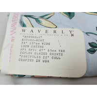 Waverly Limited Editions Collection Avondale Fabric Material Pink Roses Flowers