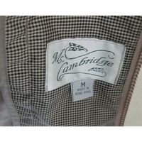 Ms. Cambridge Metallic All Weather Trench Coat Womens M Cinch Waist Cape Top Tan