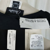 Evelyn & Arthur Nueva 3/4 Sleeve Ruffle Dress Little Black Women 6 Scoop Neck