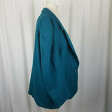 LL Bean Petites Wool Cashmere Boyfriend Style Blazer Jacket Womens 20P Plus Size