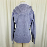 The North Face Hooded Fleece Full Zip Up Sweatshirt Jacket Womens S M Heathered