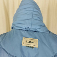 LL Bean Shawl Collar Lightweight Quilted Puffer Jacket Womens L Snap Up Parka