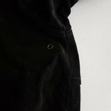 County Seat Black Leather Jacket Aviator Flight Bomber Mens L Full Zip