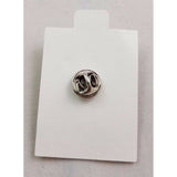 Pewter Downhill Skier Skiing Silver Metal Hat Tac Lapel Pin Tie Tack USA Jewelry