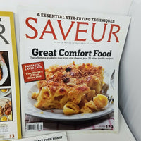 Saveur Magazine 2010 Lot of 5 Editions Issues 126 128 129 133 134 Cooking Food