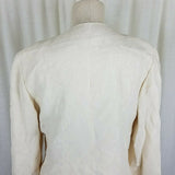 Vintage Rickie Freeman TJ Suits Blazer Double Breasted Tuxedo Jacket Womens 12