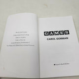 Games A Tale of Two Bullies Carol Gorman Uncorrected Proof Paperback 1st Ed Book