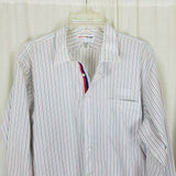 Avis Budget Employee Uniform Long Sleeve Button Up Dress Shirt Mens L Jeff Banks