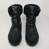 UGG Butte Tartan Plaid Wool Shearling Winter Snow Boots Mens 44 10.5 Black Red