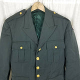 Irving L Wilson US Military Army Uniform Jacket Blazer Sportcoat Mens 41R Green